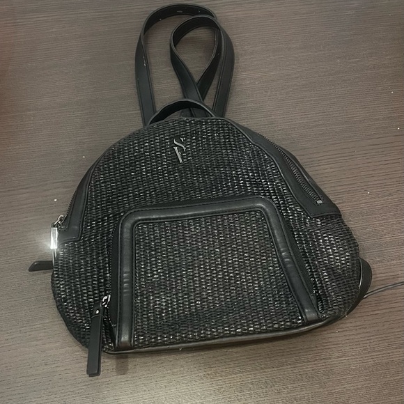 Simply Vera Vera Wang Black Textured Backpack - Picture 3 of 4